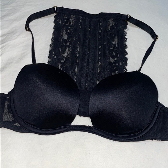 Victoria's Secret Other - Victoria's Secret Midnight Black Lace lightly Lined Plunge Bra